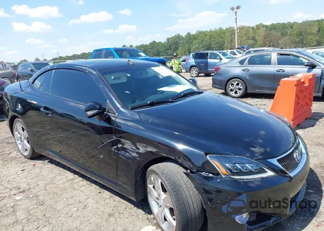 2010 Lexus Is 350C z USA, uszkodzony, nr VIN JTHFE2C27A2502688